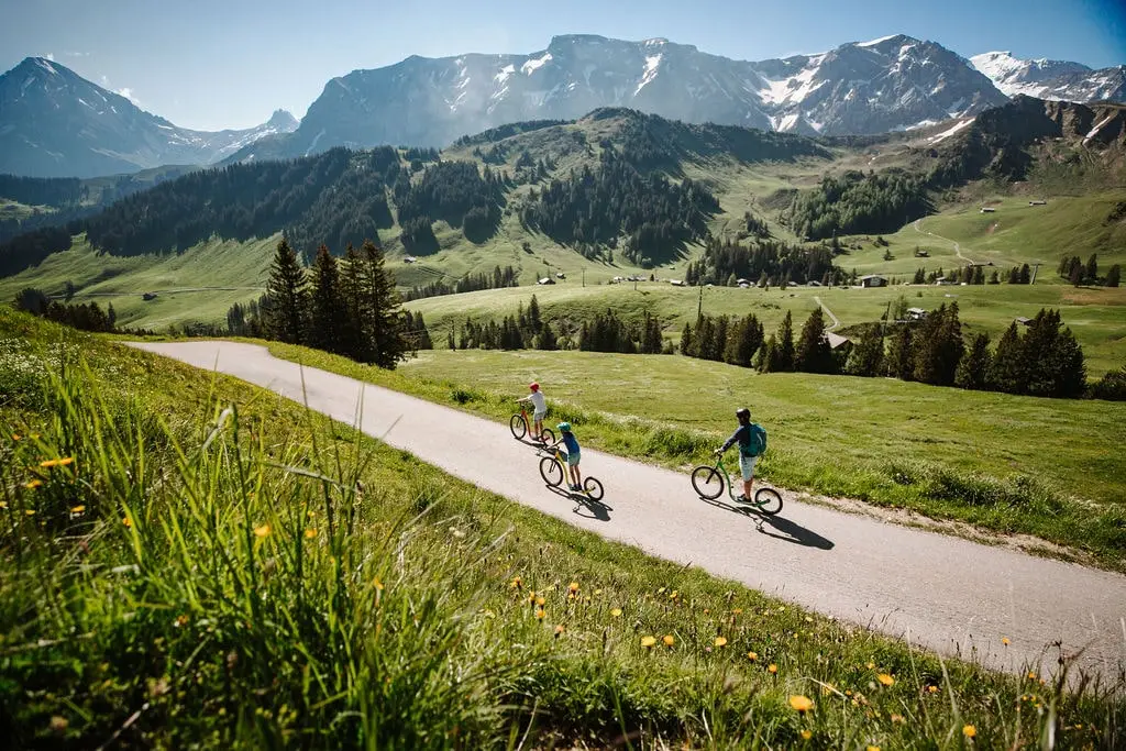 Scenic views until the Valley, Adelboden